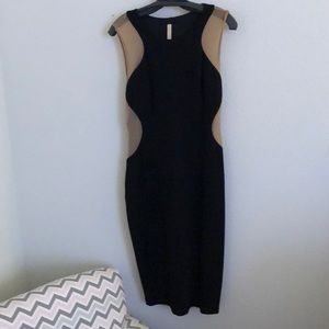Black cocktail dress